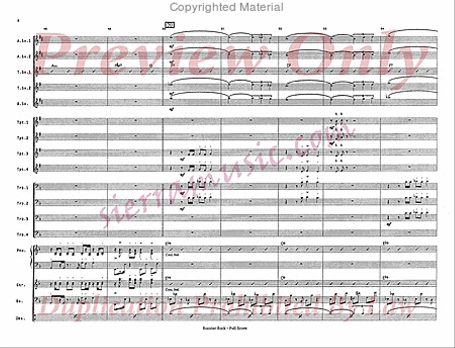 Rooster Parade Big Band scores gallery preview page 9