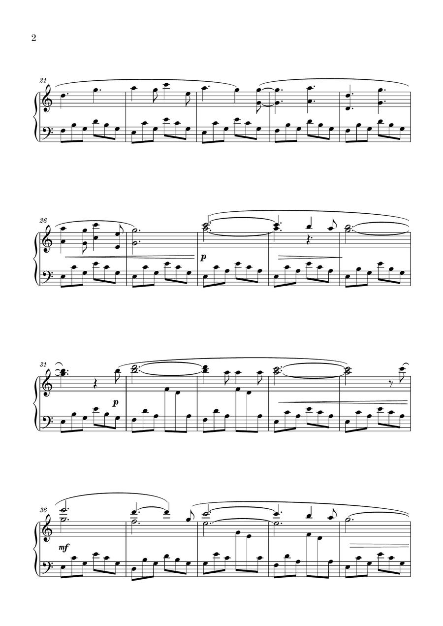 O Holy Night - Intermediate-Advanced Piano Piano Solo scores gallery preview page 2