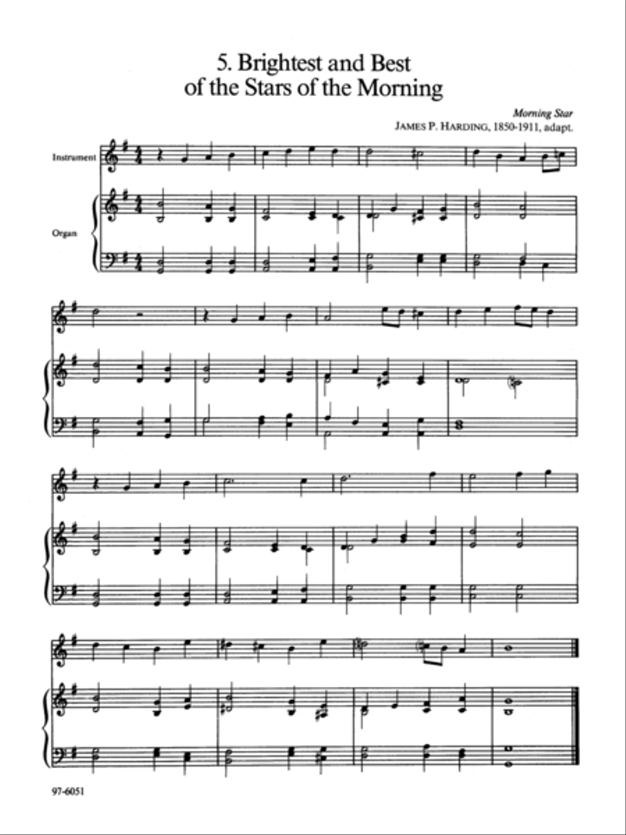 Hymn Descants, Set I (Advent & Christmas) Organ scores gallery preview page 7