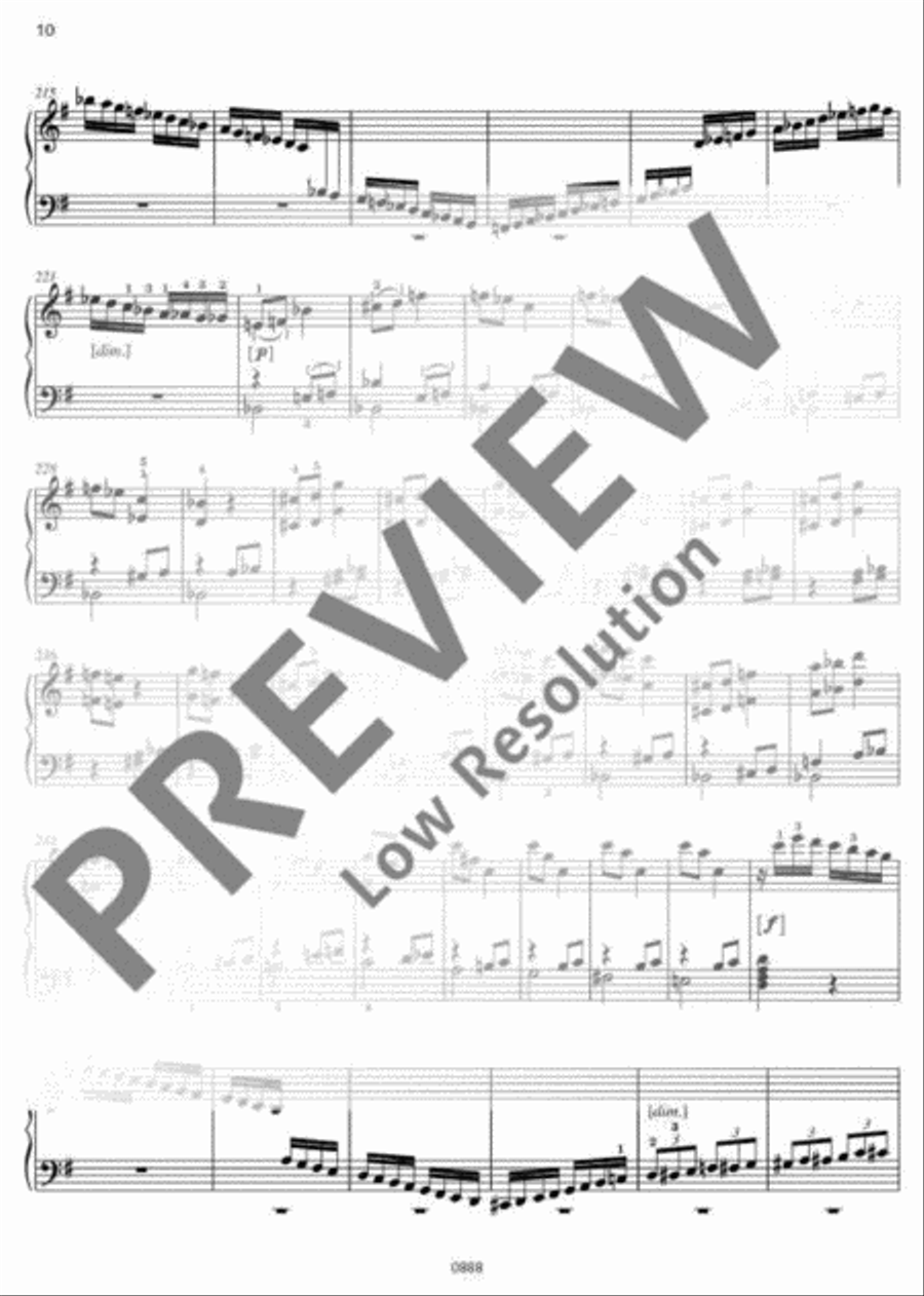 Alla ingharese quasi un Capriccio Piano Solo scores gallery preview page 11