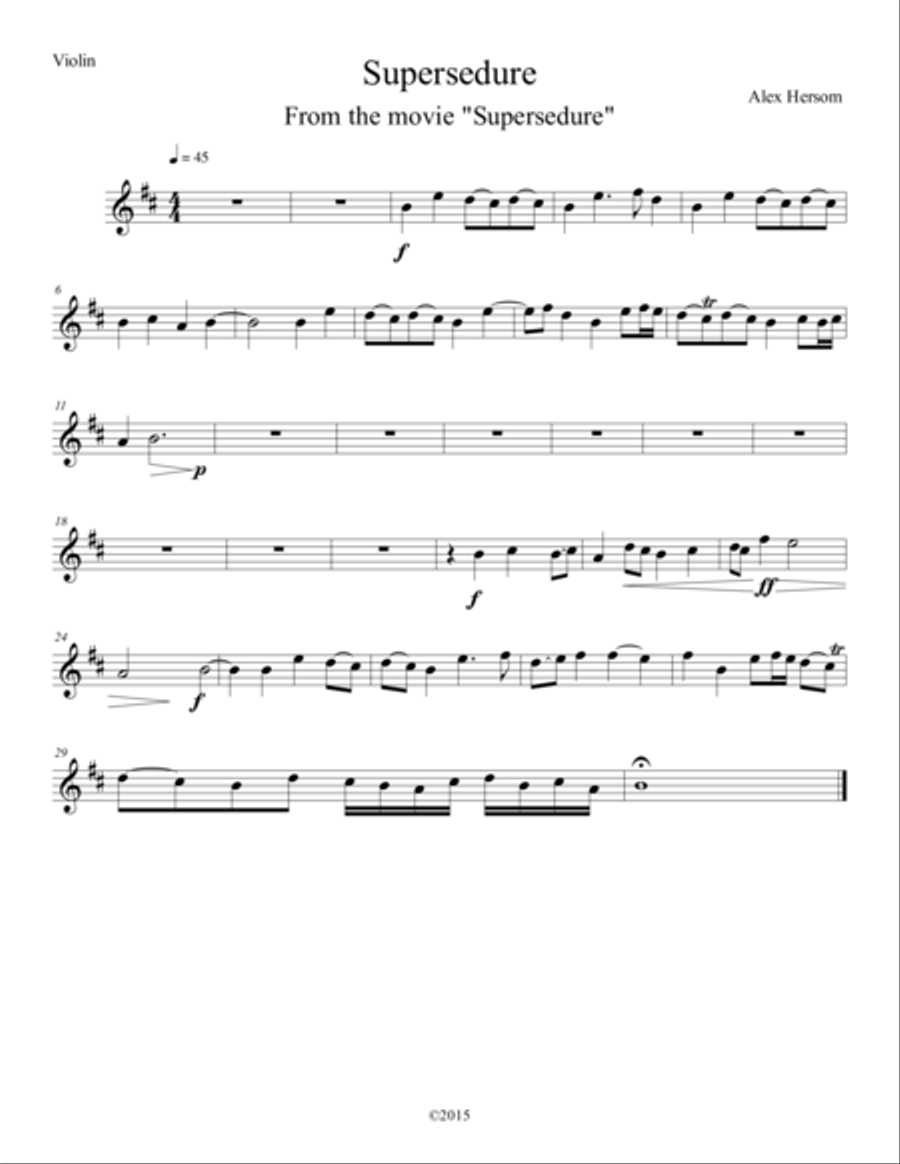 Supersedure String Quartet scores gallery preview page 4