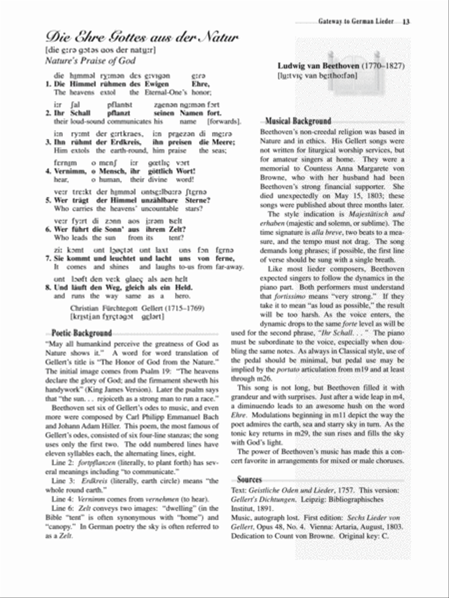 Gateway to German Lieder Voice Solo scores gallery preview page 10