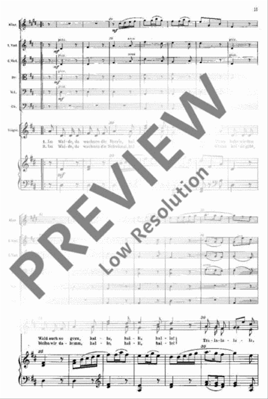 Im grünen Wald Children's Choir scores gallery preview page 12