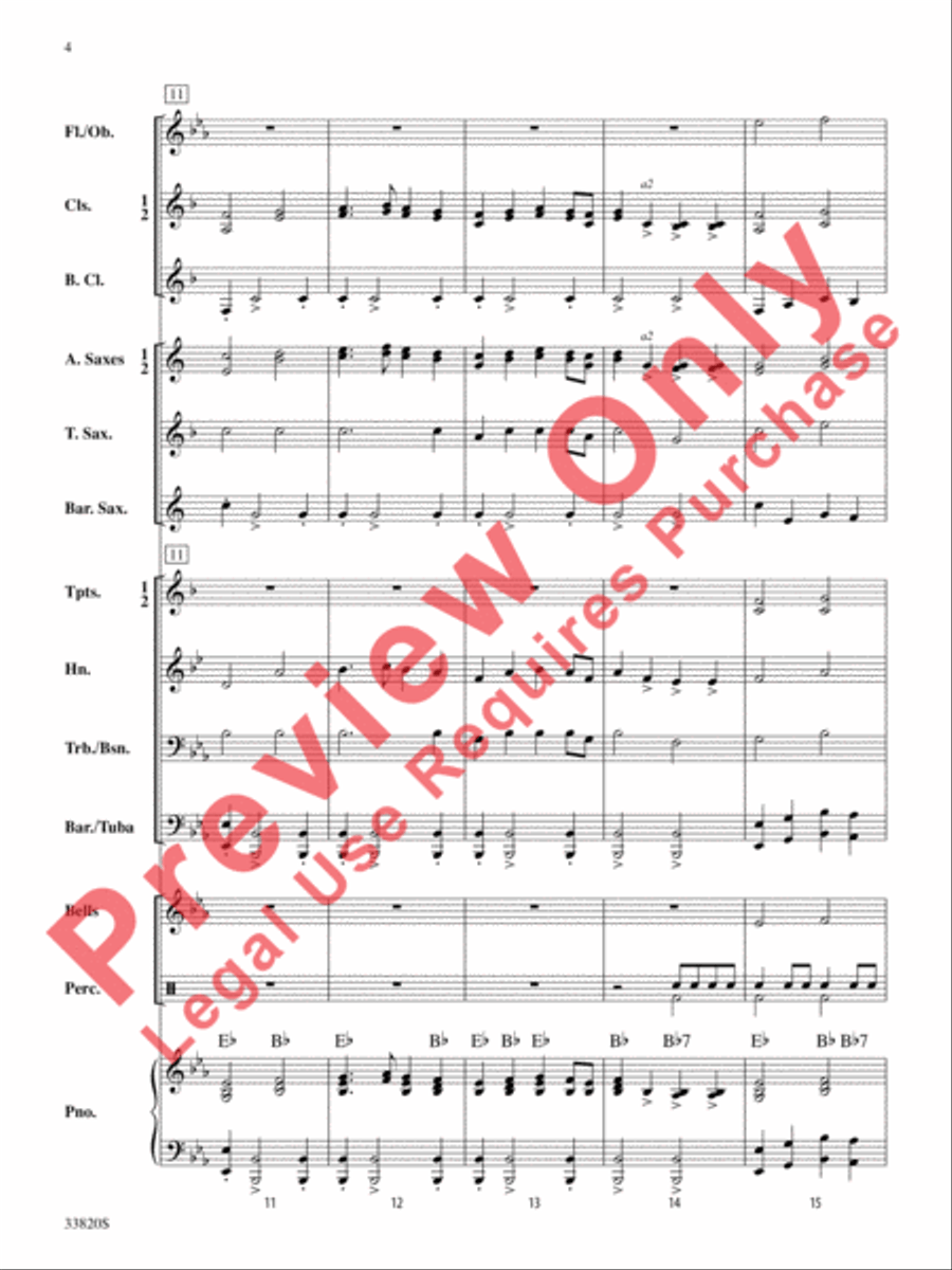 The Prince of Denmark's March Concert Band scores gallery preview page 5