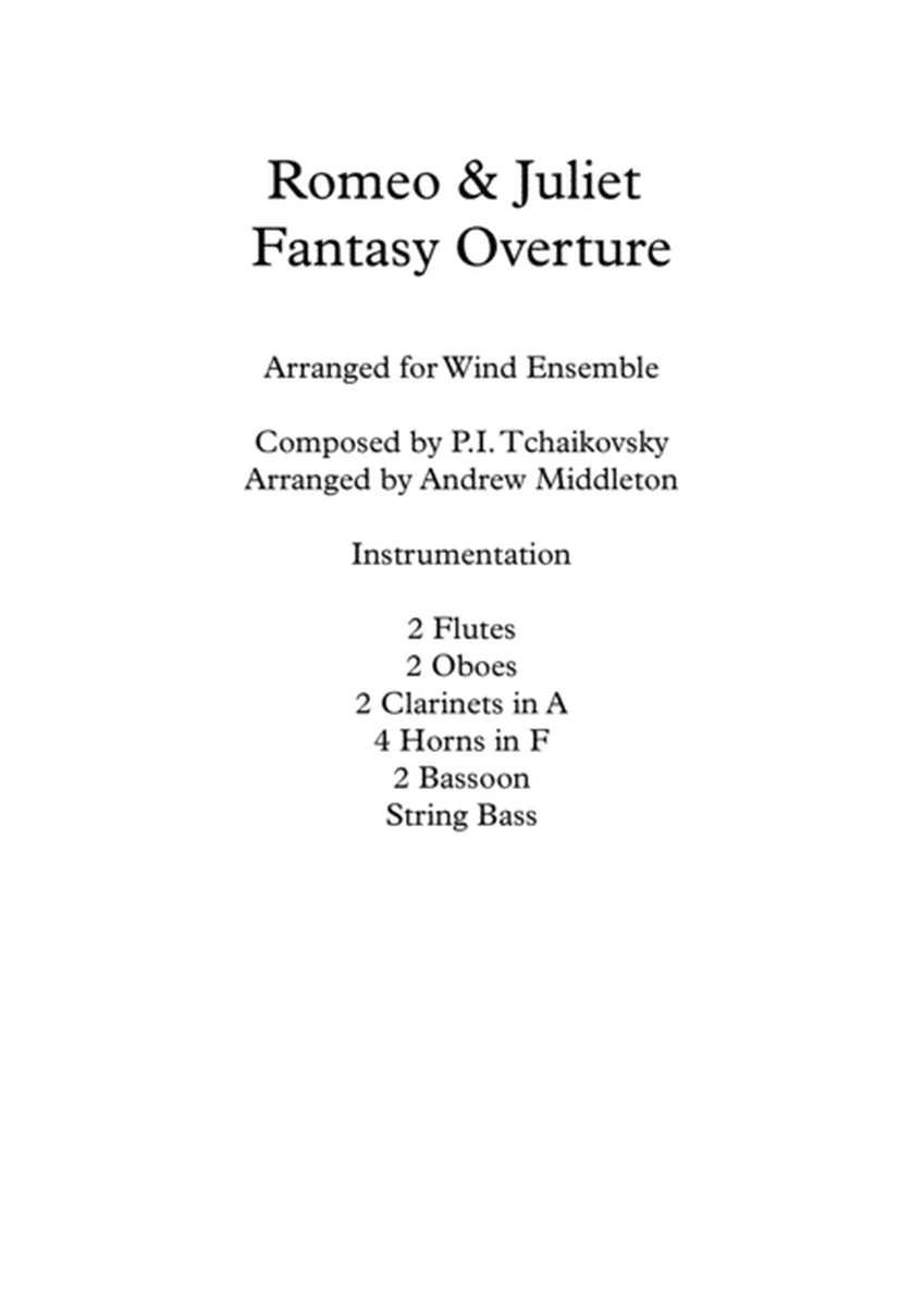 Romeo & Juliet Fantasy Overture arranged for Wind Ensemble image number null