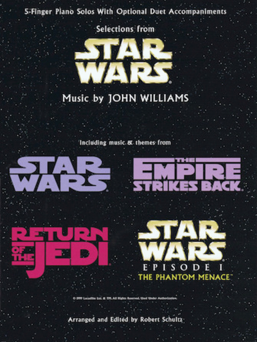 Selections from Star Wars Easy Piano scores gallery preview page 1