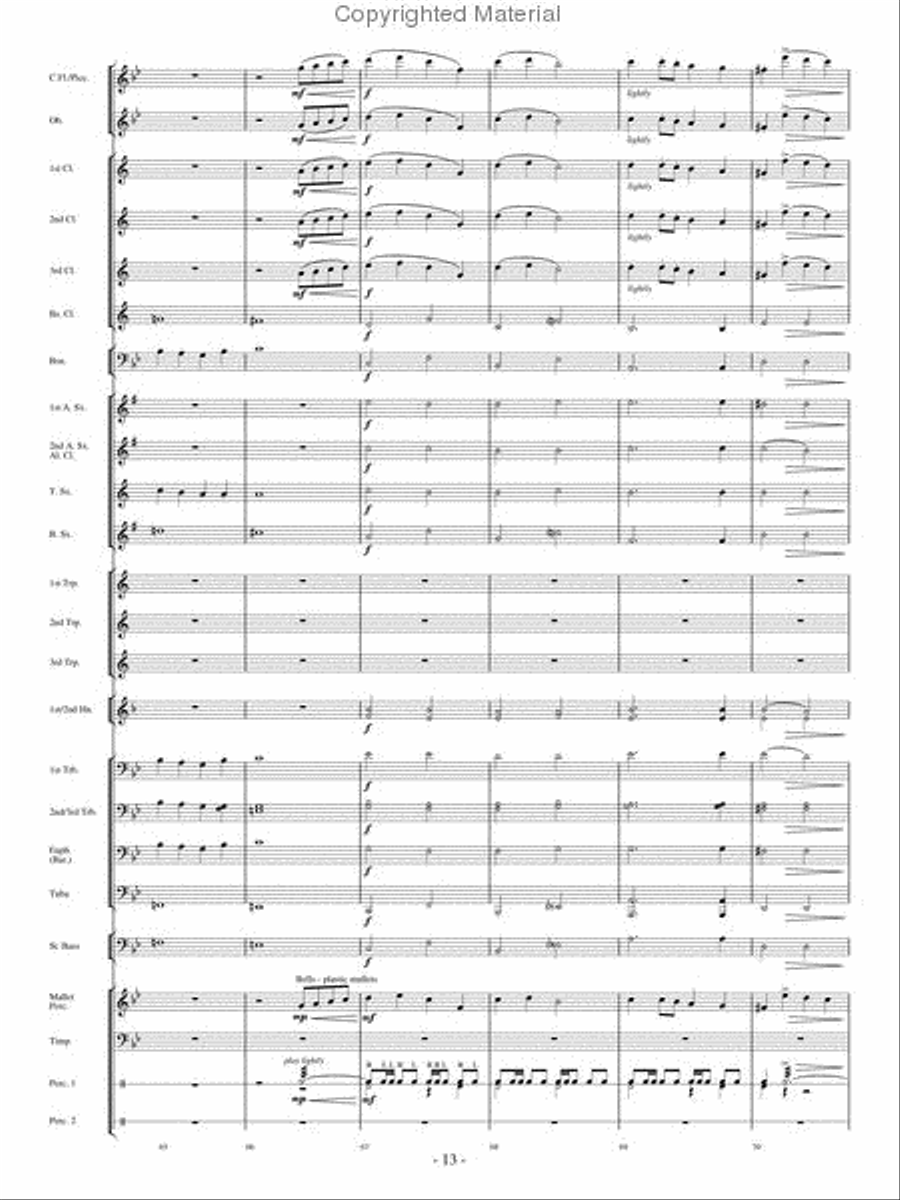 Flight of Valor Concert Band scores gallery preview page 12