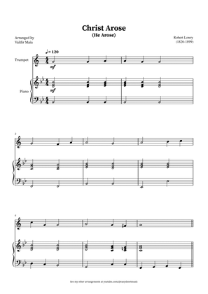 Christ Arose (He Arose) - Trumpet and Piano