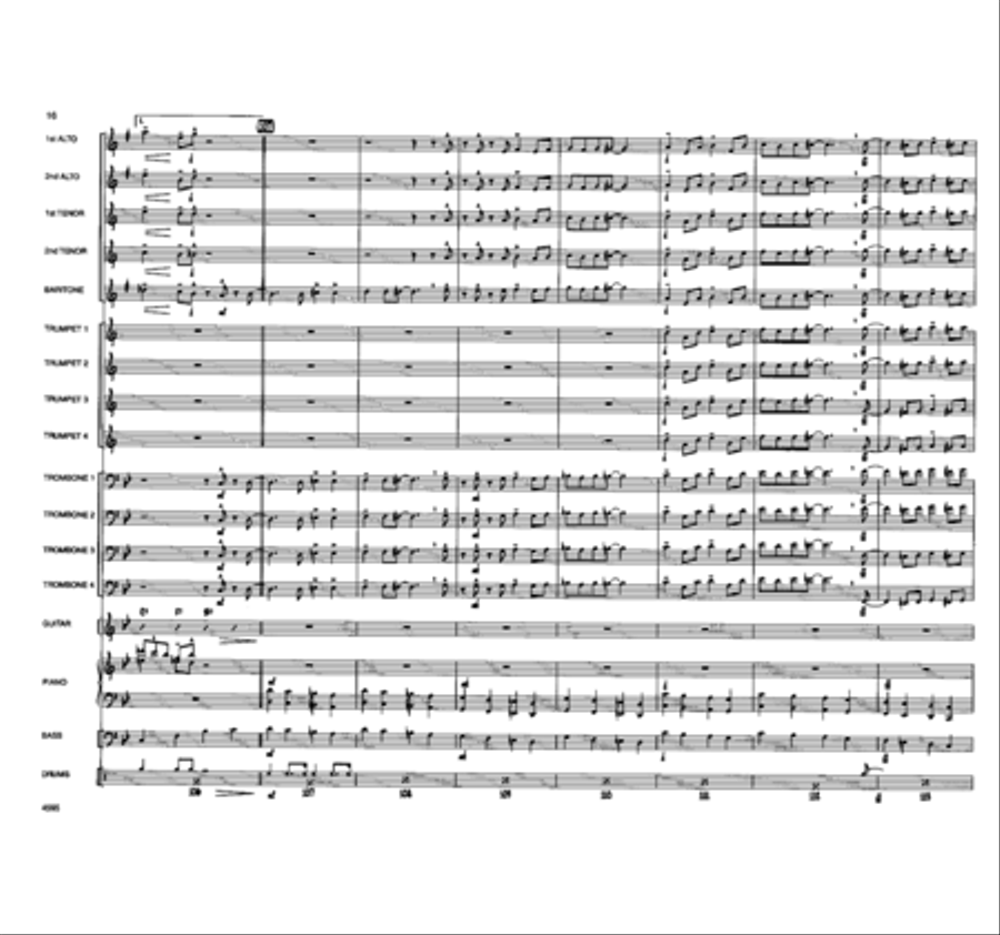 What Can I Tell You? Jazz Ensemble scores gallery preview page 15
