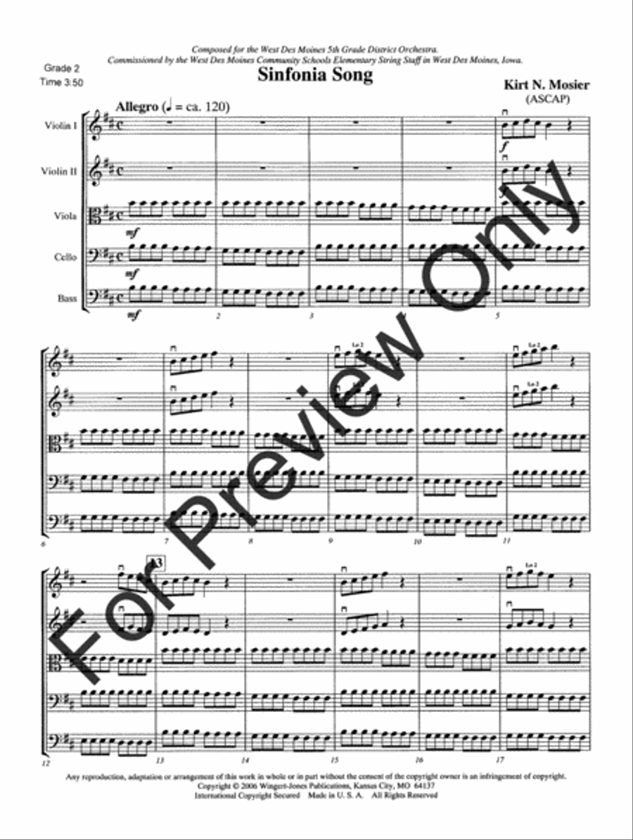 Sinfonia Song