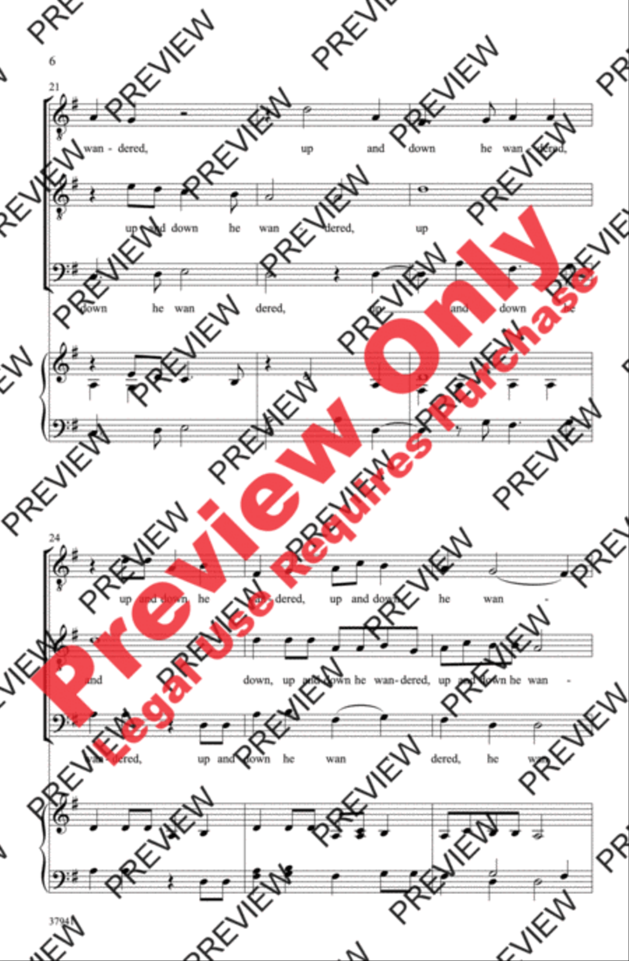 Fair Phyllis Fair Phyllis Men's Choir scores gallery preview page 6