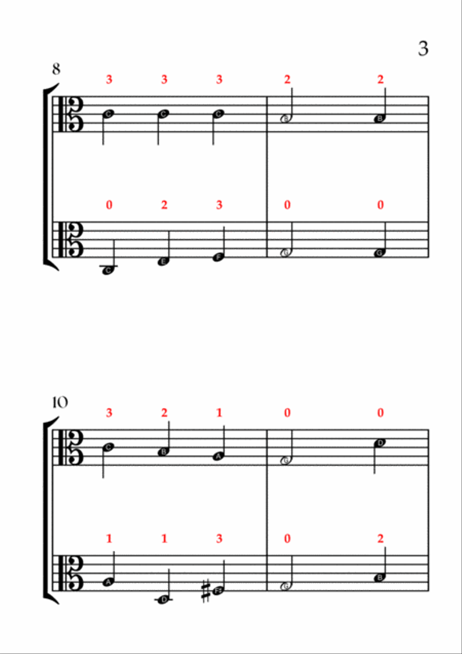 We Wish You a Merry Christmas (VIOLA DUET - EASY LEVEL) String Duet scores gallery preview page 4