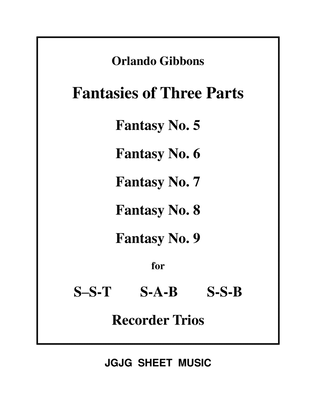 Book cover for Five Gibbons Fantasies for Recorder Trio