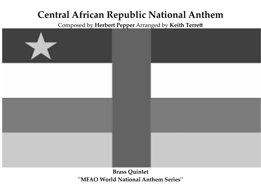 Central African Republic National Anthem ("La Renaissance") for Brass Quintet image number null