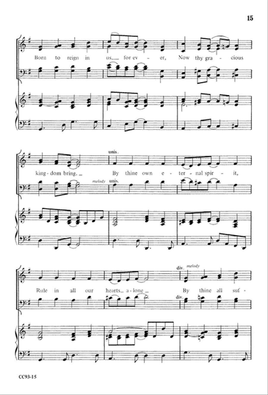 Jesus Is Born Jesus Is Born 4-Part scores gallery preview page 17