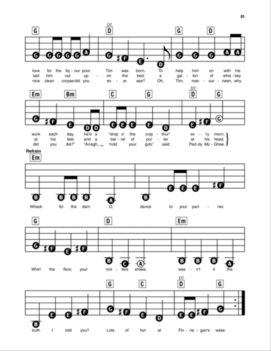 Finnegan's Wake Electronic Keyboard scores gallery preview page 2