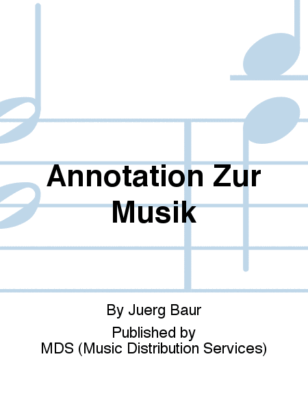 Annotation zur Musik