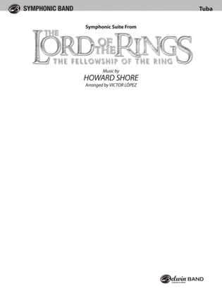 Book cover for The Lord of the Rings: The Fellowship of the Ring, Symphonic Suite from: Tuba