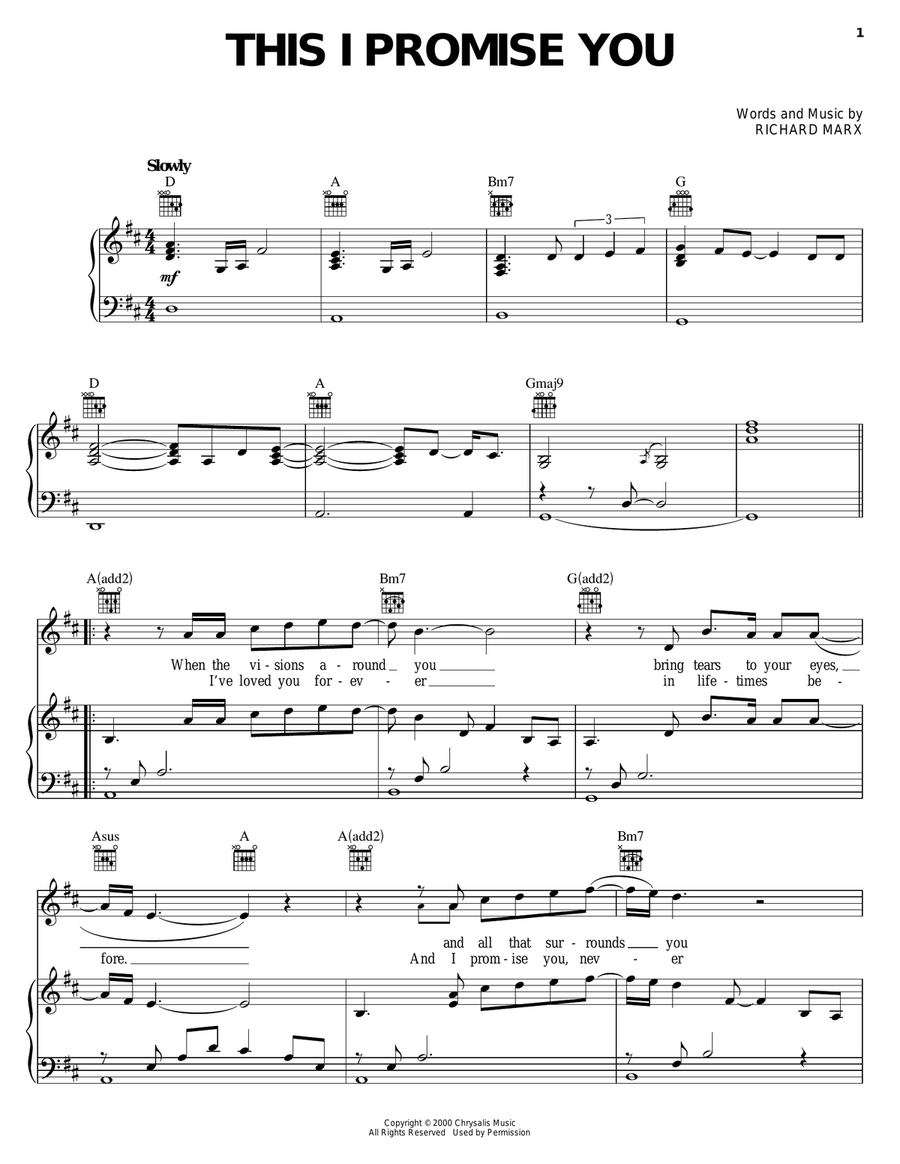 This I Promise You Acoustic Guitar scores gallery preview page 1