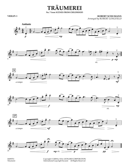 Traumerei - Violin 1