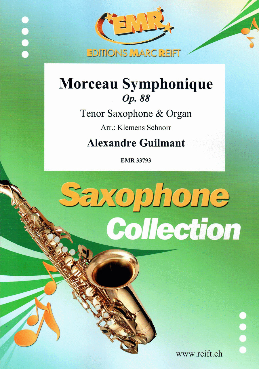 Morceau Symphonique Tenor Saxophone scores gallery preview page 1