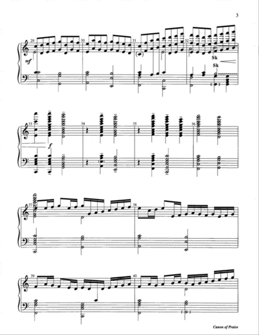 Canon of Praise Canon of Praise 3-Part scores gallery preview page 4