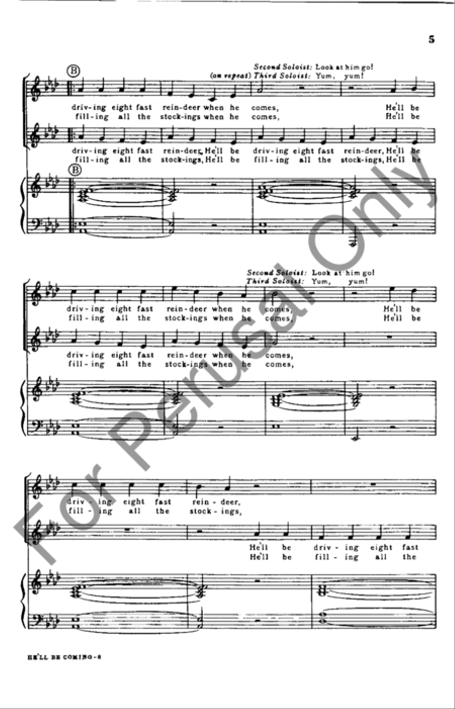 He'll Be Coming Down The Chimney TB scores gallery preview page 4