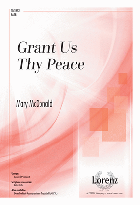 Book cover for Grant Us Thy Peace