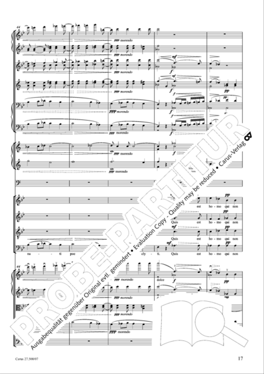 Quattro pezzi sacri Orchestra scores gallery preview page 18