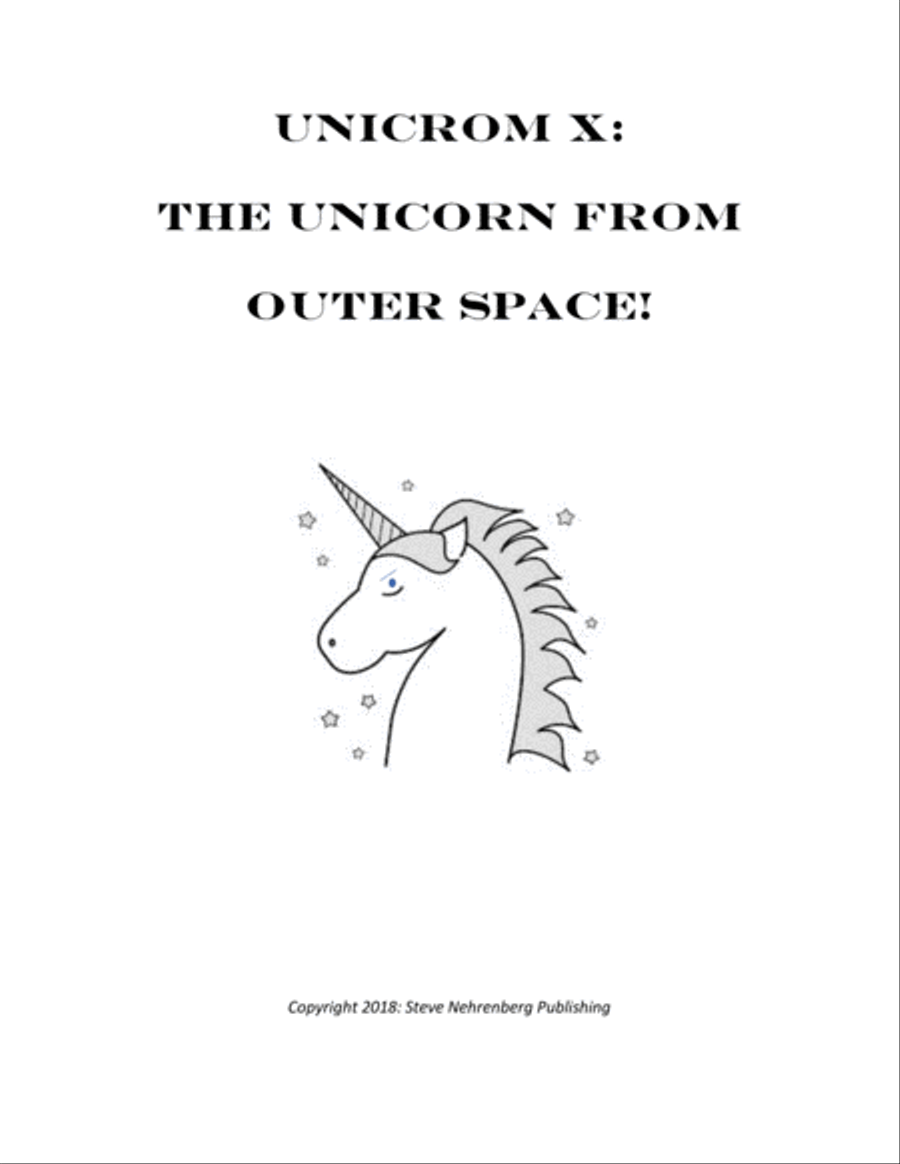 Unicrom X: The Unicorn From Outer Space! Easy Piano scores gallery preview page 1