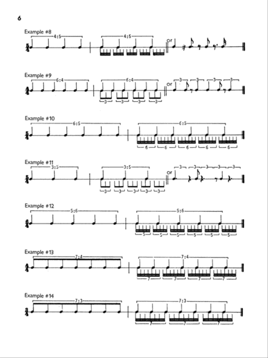 Polyrhythmic Studies for Snare Drum