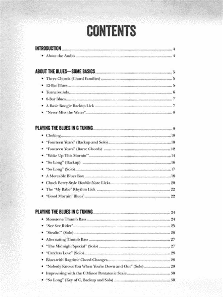 Blues Banjo Electric Guitar scores gallery preview page 3