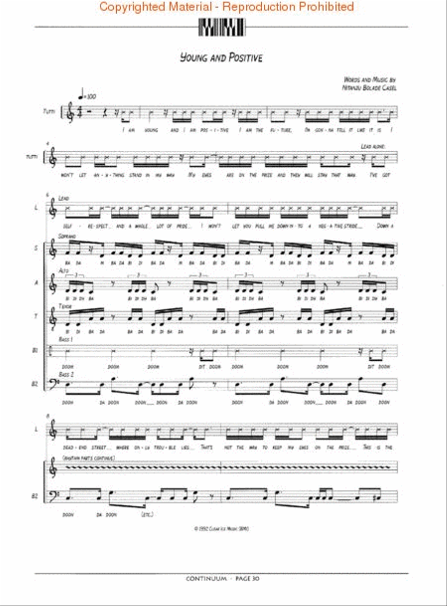 Continuum: The First Songbook of Sweet Honey in the Rock (Collection) Divisi scores gallery preview page 2