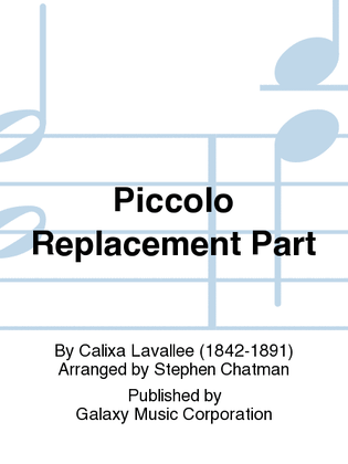 O Canada! (Band Version) (Piccolo Replacement Part)