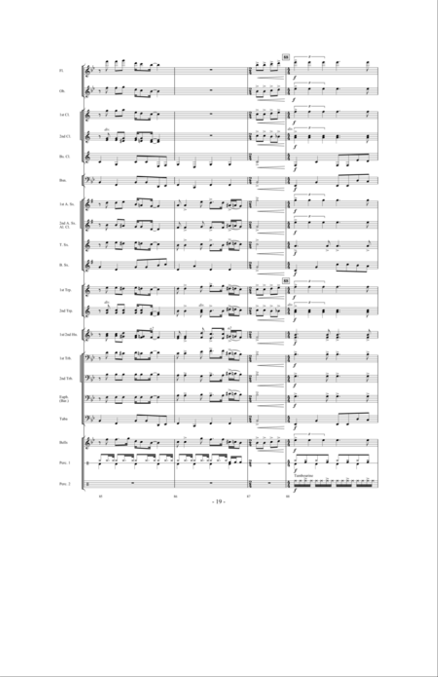 Camp Meetin' Concert Band scores gallery preview page 18