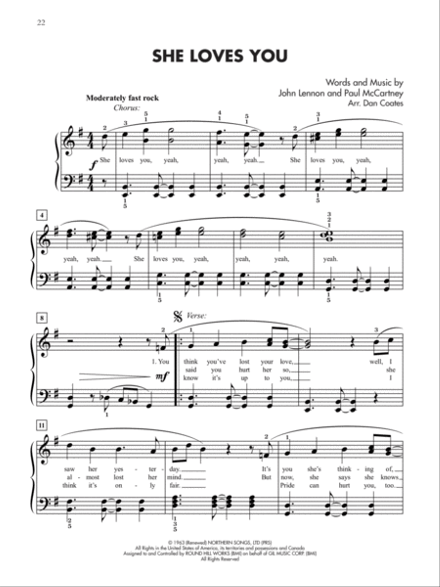 Classic Rock Hits for Teens 1-3 (Value Pack) Piano Solo scores gallery preview page 20