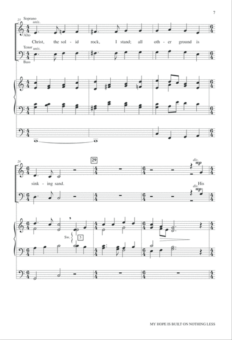 My Hope is Built on Nothing Less 4-Part scores gallery preview page 28