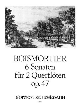 Book cover for 6 Sonatas for 2 flutes