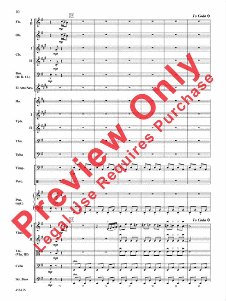 March of the Dwarfs Full Orchestra scores gallery preview page 10