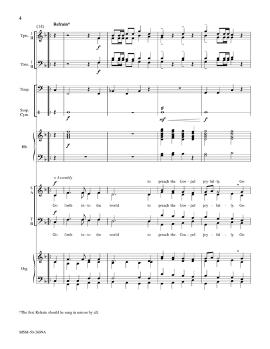 Serve in Faith and Charity Choir scores gallery preview page 6