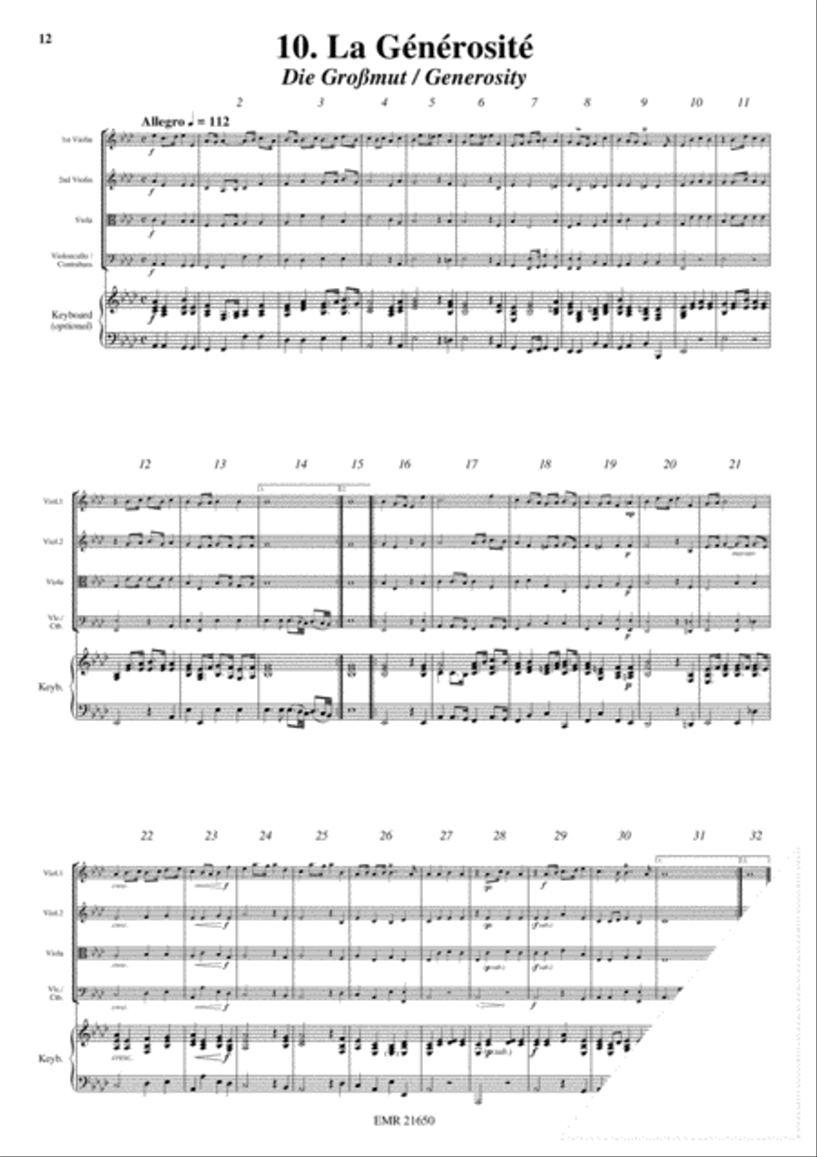 12 Heroic Marches String Quartet scores gallery preview page 12