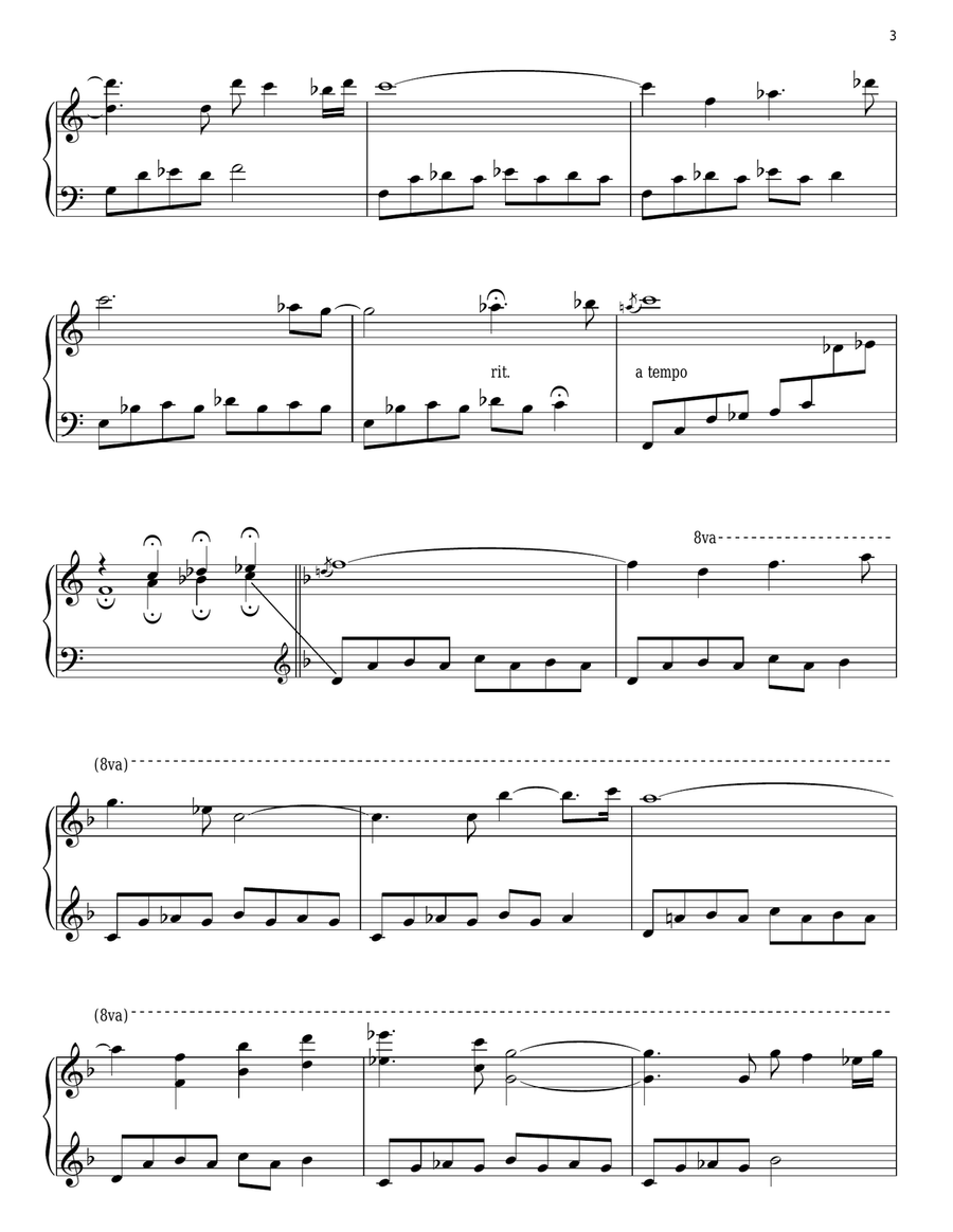 Between Worlds Piano Solo scores gallery preview page 3