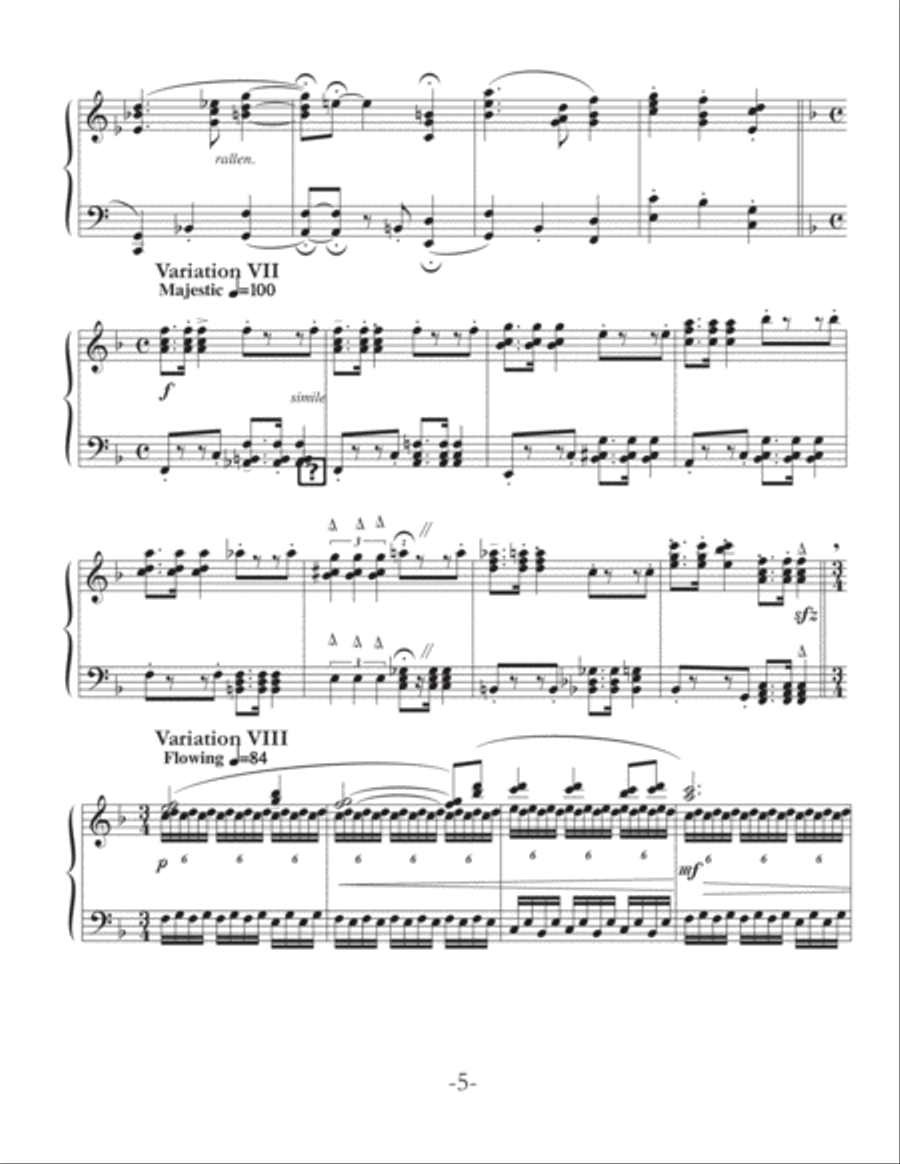 Nursery Variations Nursery Variations Small Ensemble scores gallery preview page 6