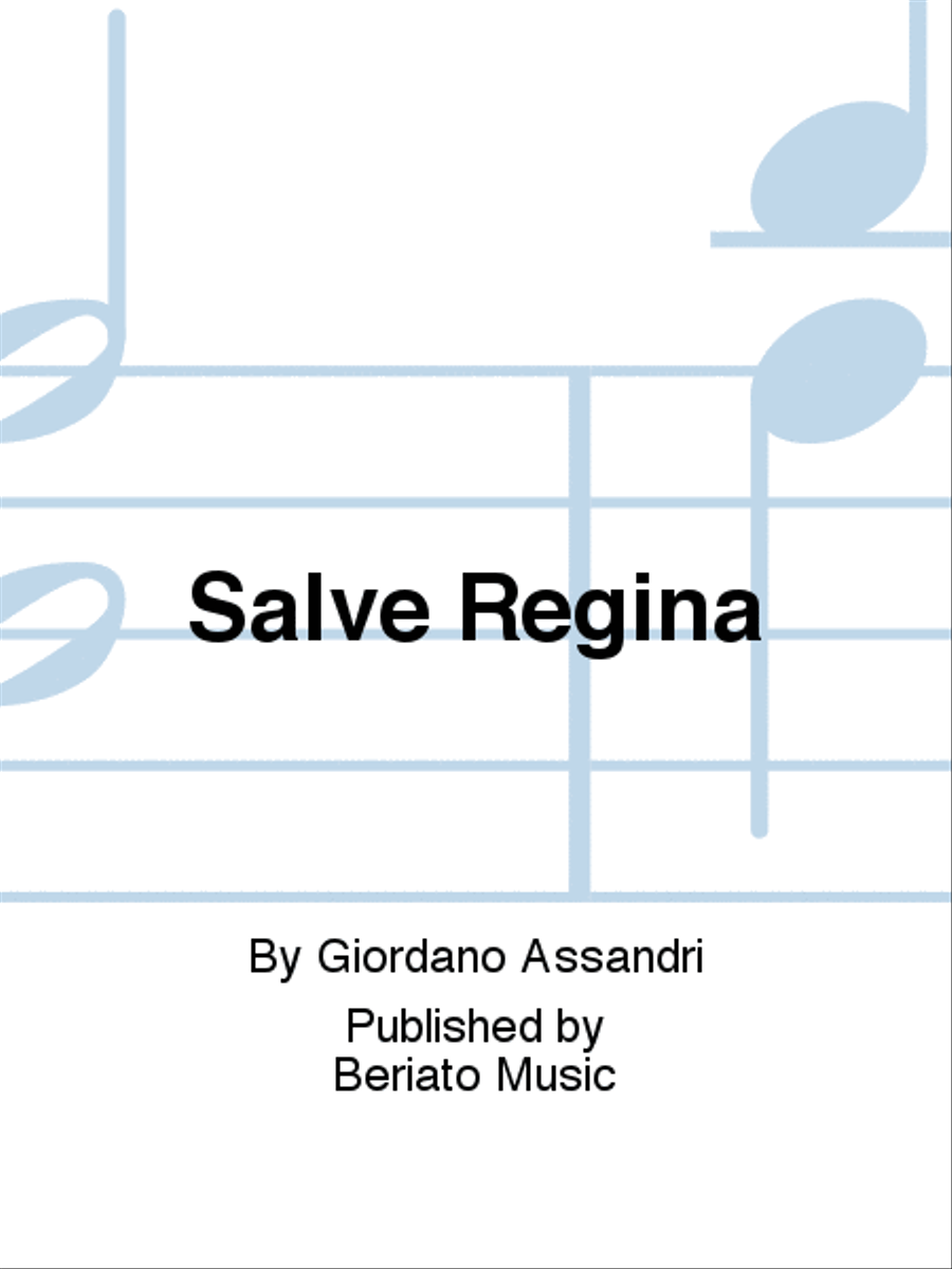 Salve Regina Salve Regina Organ scores gallery preview page 1