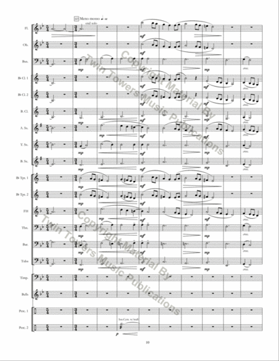 Memento Concert Band scores gallery preview page 11