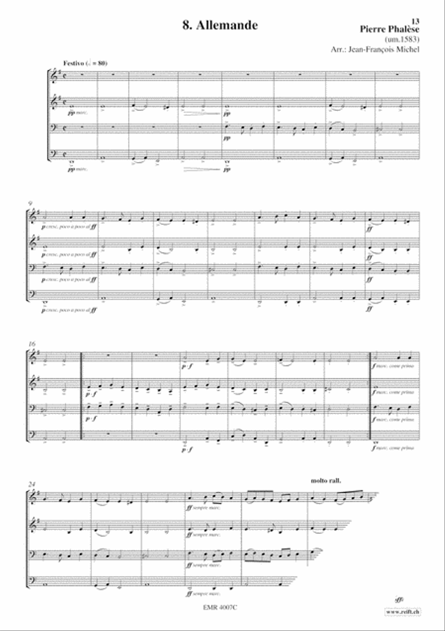 Quartet Album Brass Ensemble scores gallery preview page 10
