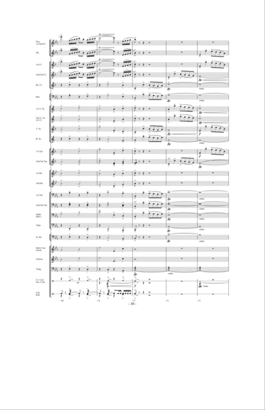Towards a New Horizon Concert Band scores gallery preview page 29