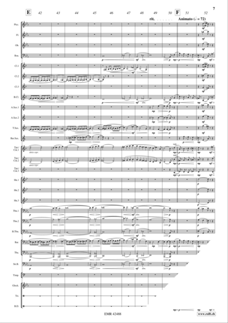 Triumphal March Triumphal March Concert Band scores gallery preview page 7