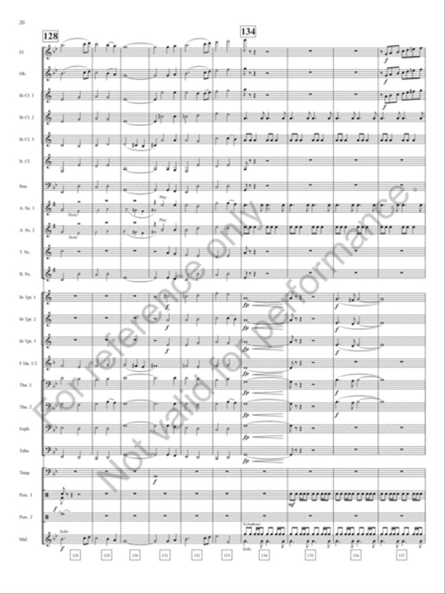 Praeludium Praeludium Concert Band scores gallery preview page 21