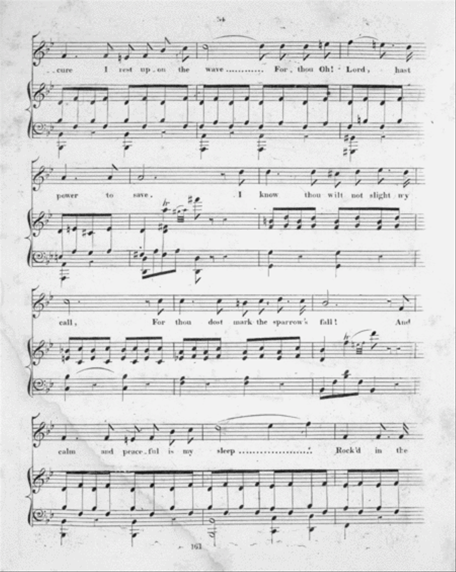 Rocked in the Cradle of the Deep Voice scores gallery preview page 3